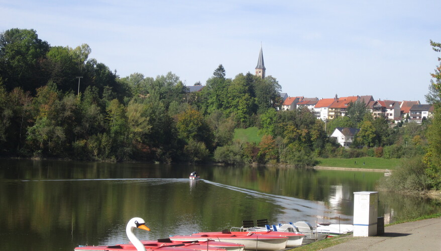 Bootsverleih am Stausee