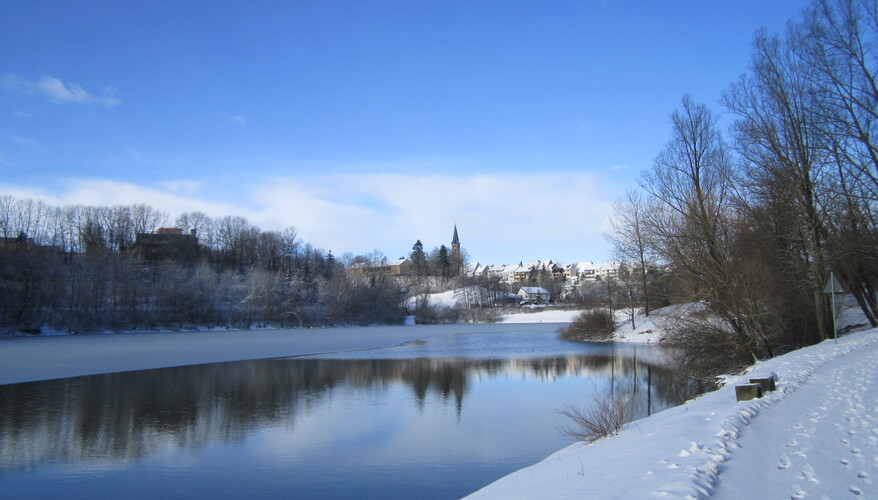 Stausee im Januar