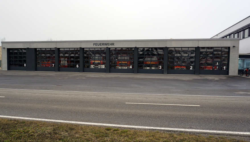 Feuerwehrgerätehaus in Schömberg am Tag des Einzuges 06.02.2021