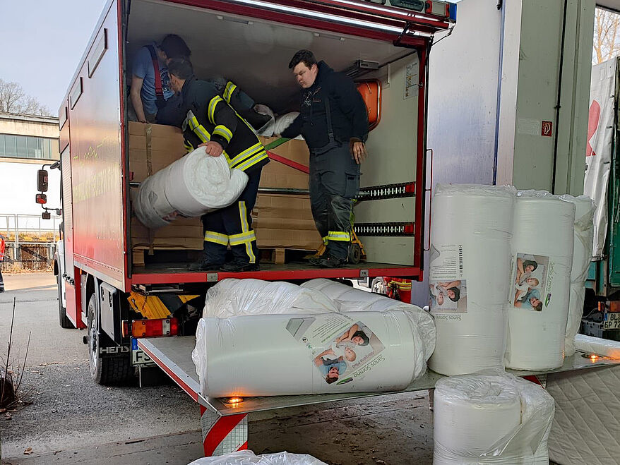 GW Logistik wird beladen