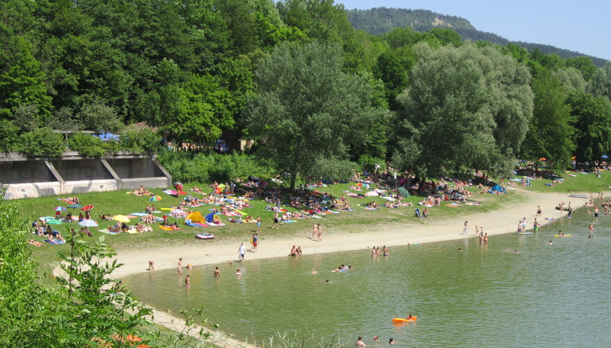 Stausee im August