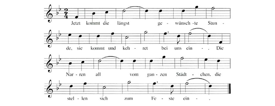 Notenblatt