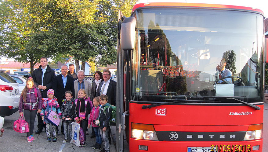 Begrüßung der Schüler aus Ratshausen