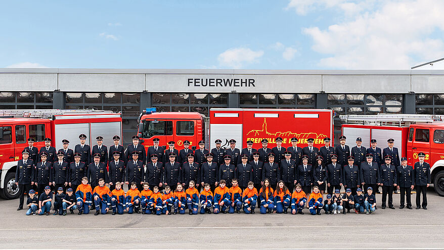 Einsatzabteilung Schömberg mit Jugendfeuerwehr und Kindergruppe 2022