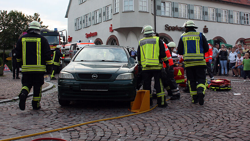 Einsatzübung beim Brandschutztag 2014