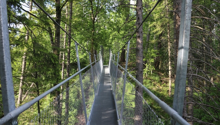 Hängebrücke Hängebrücke